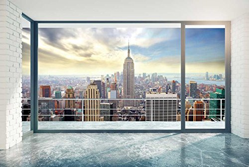 Scenolia Fototapete New York AT HOME 3x2,70m Deko XXL Fototapete Wandbild Wandbild Wandbild Wandbild HD von Scenolia