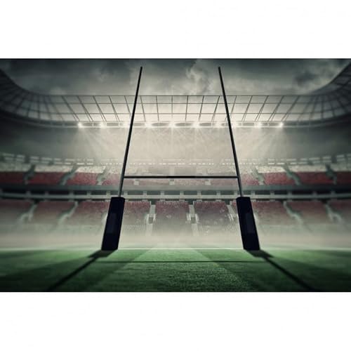 Scenolia Bild auf Leinwand „Stade de de Rugby“, 60 x 40 cm | Wanddeko, 100 von Scenolia