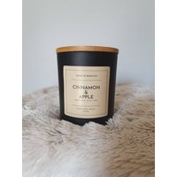 Nach Zimt Und Apfel Duftende Sojakerze. 100% Soja Vegan. Weihnachtskerze. Weihnachtsgeschenk von ScentOfSanctum