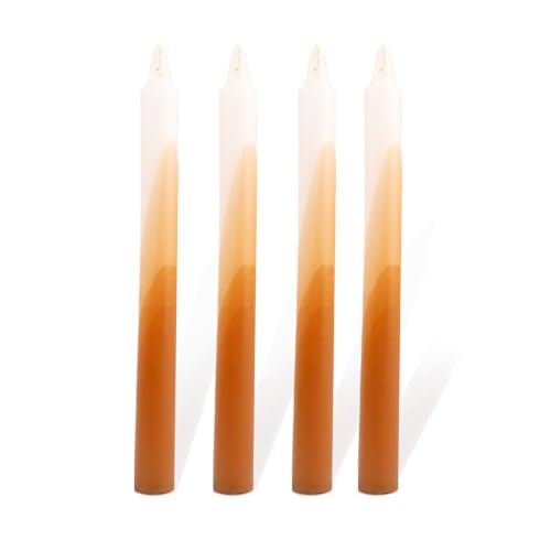 Scentoria Stabkerzen Bunt, Bunte Kerzen, Dip Dye Kerzen Höhe 22 cm ø 2,1 cm, Spitzkerzen, Stabkerzen, Tropfkerzen für Flaschen Rituals Kerze, Stabkerzen Bunt Gemischt Weiß-Braun für ferm living Scentoria Stabkerzen Bunt, Bunte Kerzen, Dip Dye Kerzen Höhe 22 cm ø 2,1 cm, Spitzkerzen, Stabkerzen, Tropfkerzen für Flaschen Rituals Kerze, Stabkerzen Bunt Gemischt Weiß-Braun für ferm living von Scentoria