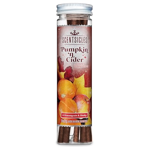 Scentsicles Weihnachtsduftstäbchen, Kürbis und Apfelwein, 6 Stück von Scentsicles