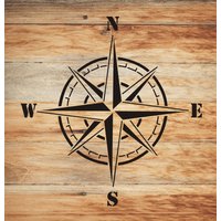Kompass Rose - Größen Xxl 84X80cm, Schablonenfolie Extra Stark Selbstklebend, Malerschablone, Klebeschablone, Schablone, Airbrushschablone Kompass Rose - Größen Xxl 84X80cm, Schablonenfolie Extra Stark Selbstklebend, Malerschablone, Klebeschablone, Schablone, Airbrushschablone von Schablonenmaler