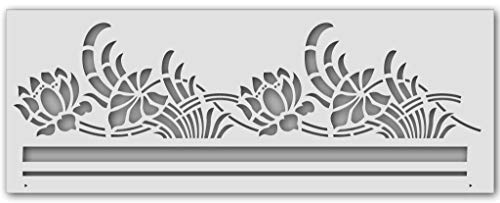 Wandschablone Jugendstil-Natur (40 x 15 cm) von Schablono