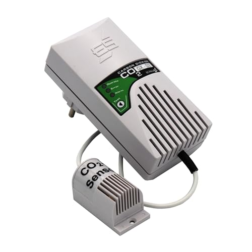 Schabus 300252 Gasmelder mit externem Sensor netzbetrieben detektiert Kohlendioxid, CO2 von Schabus
