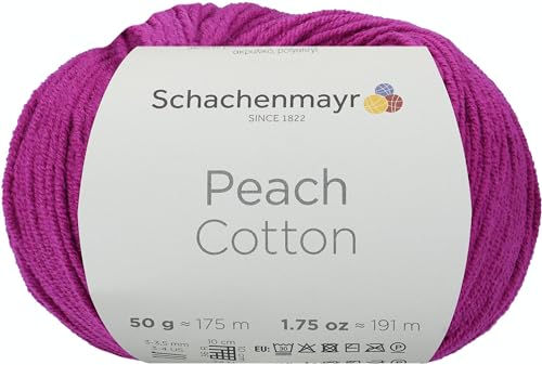 Schachenmayr Peach Cotton, 50G fuchsia Handstrickgarne von Schachenmayr since 1822