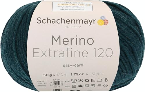 Schachenmayr 9807552-00163 Handstrickgarn, 100% Schurwolle, Malachite, OneSize, 120 Meter Schachenmayr 9807552-00163 Handstrickgarn, 100% Schurwolle, Malachite, OneSize, 120 Meter von Schachenmayr since 1822