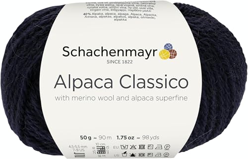 Schachenmayr Alpaca Classico, 50G marine Handstrickgarne von Schachenmayr since 1822