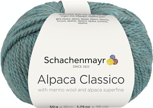 Schachenmayr Alpaca Classico, 9807369-00064, Farbe: Aqua, 50g, Handstrickgarne von Schachenmayr since 1822