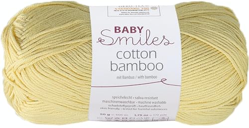 Schachenmayr Baby Smiles Cotton Bamboo, 50G vanilla Handstrickgarne von Schachenmayr since 1822