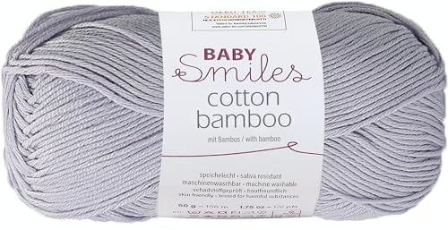 Schachenmayr Baby Smiles Cotton Bamboo 9807370-01040 flieder Handstrickgarn, Häkelgarn, Babygarn von Schachenmayr since 1822
