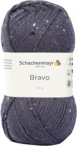 Schachenmayr Bravo, 50G graublau tweed Handstrickgarne von Schachenmayr since 1822