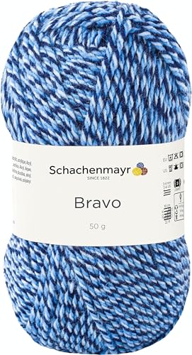 Schachenmayr Bravo, 50G Ocean Mouline Handstrickgarne von Schachenmayr since 1822