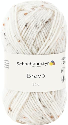 Schachenmayr Bravo 9801211-00002 Natur Tweed Handstrickgarn, Häkelgarn von Schachenmayr since 1822