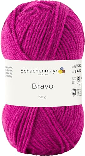 Schachenmayr Bravo 9801211-08339 himbeere Handstrickgarn, Häkelgarn von Schachenmayr since 1822