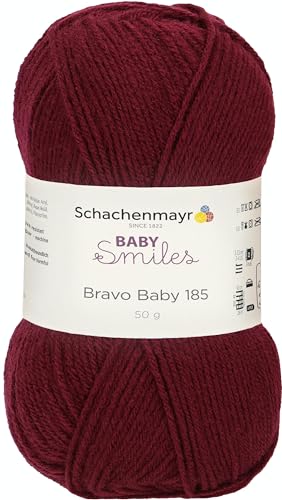 Schachenmayr Bravo Baby 185, 50G brombeer Handstrickgarne von Schachenmayr since 1822