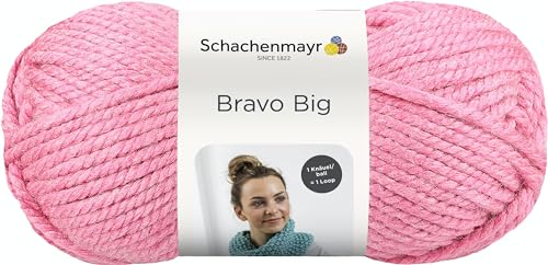 Schachenmayr Bravo Big, 200G rosa meliert Handstrickgarne von Schachenmayr since 1822