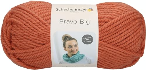 Schachenmayr Bravo Big, 200G Terracotta Handstrickgarne von Schachenmayr since 1822