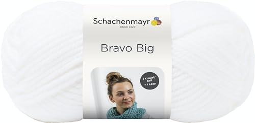 Schachenmayr Bravo Big, 200G weiß Handstrickgarne von Schachenmayr since 1822