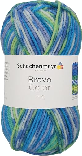 Schachenmayr Bravo Color, 50G aqua jacquard Handstrickgarne von Schachenmayr since 1822