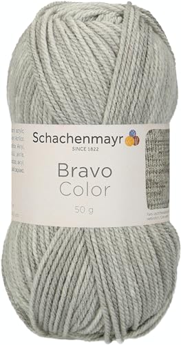Schachenmayr Bravo Color, 50G hellgrau denim Handstrickgarne von Schachenmayr since 1822