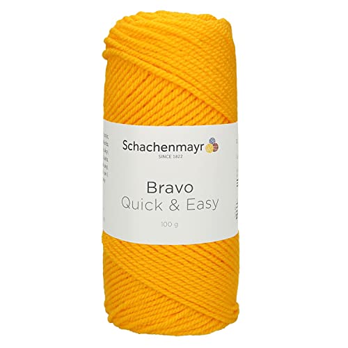 Schachenmayr Bravo Quick & Easy 100g Gelb 165m 100% Polyacryl von Schachenmayr since 1822
