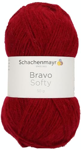 Schachenmayr Bravo Softy, 50G weinrot Handstrickgarne von Schachenmayr since 1822