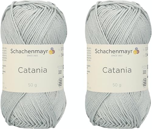 Schachenmayr Catania, Twins Silber Handstrickgarne von Schachenmayr since 1822