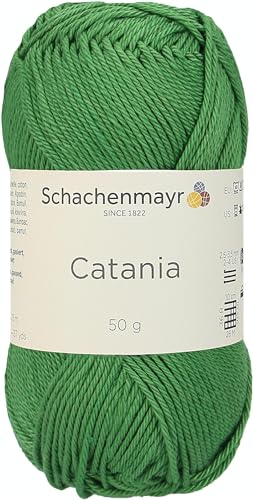 Schachenmayr Catania 9801210-00412 moos Handstrickgarn, Häkelgarn, Baumwolle von Schachenmayr since 1822