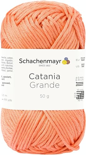 Schachenmayr Catania Grande, 50G Mandarine Handstrickgarne von Schachenmayr since 1822