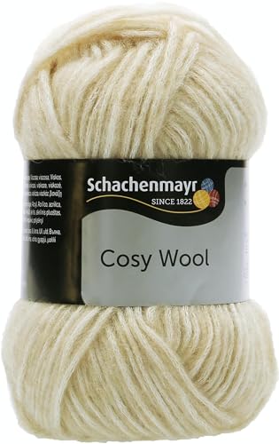 Schachenmayr Cosy Wool, 50G creme Handstrickgarne von Schachenmayr since 1822