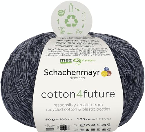 Schachenmayr Cotton4Future, 50G indigo Handstrickgarne von Schachenmayr since 1822