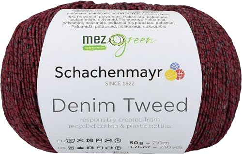 Schachenmayr Denim Tweed, 50G cherry Handstrickgarne von Schachenmayr since 1822