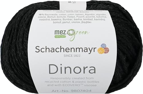 Schachenmayr Dinora, 50G schwarz Handstrickgarne von Schachenmayr since 1822
