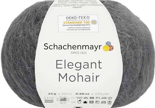 Schachenmayr Elegant Mohair, 25G grau Handstrickgarne von Schachenmayr since 1822