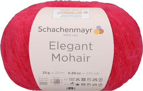 Schachenmayr Elegant Mohair, 25G himbeere Handstrickgarne von Schachenmayr since 1822