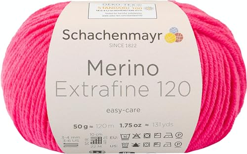 Schachenmayr Merino Extrafine 120, 50G Azalee Handstrickgarne von Schachenmayr since 1822