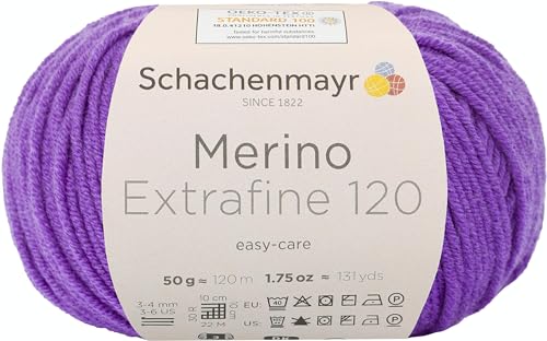 Schachenmayr Merino Extrafine 120, 50G Violet Handstrickgarne von Schachenmayr since 1822
