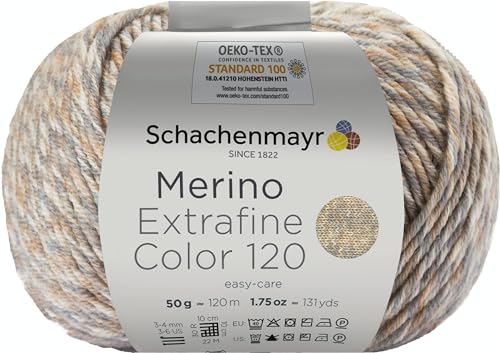 Schachenmayr Merino Extrafine 120 Color, 50G sand Handstrickgarne von Schachenmayr since 1822