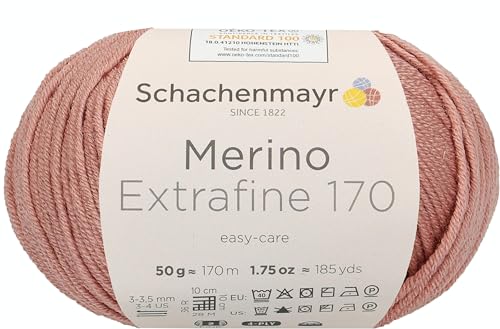 Schachenmayr Merino Extrafine 170, 50G rose pink Handstrickgarne von Schachenmayr since 1822