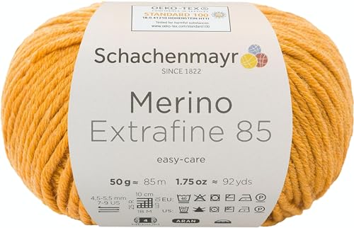 Schachenmayr Merino Extrafine 85, 50G gold meliert Handstrickgarne von Schachenmayr since 1822
