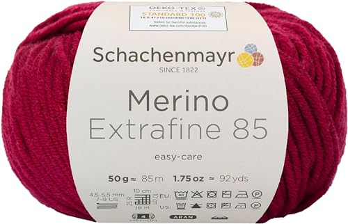 Schachenmayr Merino Extrafine 85, 50G wine Handstrickgarne von Schachenmayr since 1822