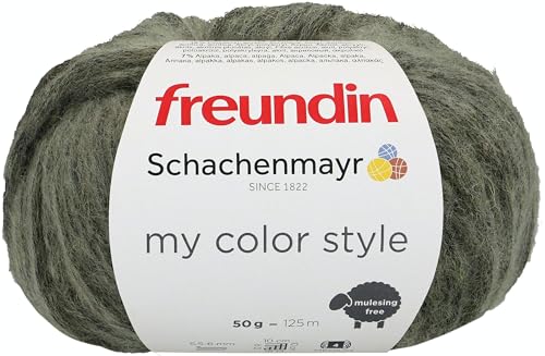 Schachenmayr My Color Style, 50G cargo green Handstrickgarne von Schachenmayr since 1822