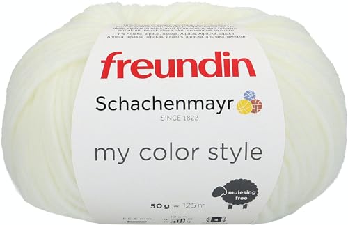 Schachenmayr My Color Style, 50G Creme Melange Handstrickgarne von Schachenmayr since 1822