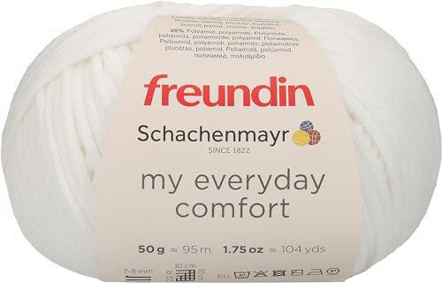 Schachenmayr My Everyday Comfort, 50G weiß Handstrickgarne von Schachenmayr since 1822