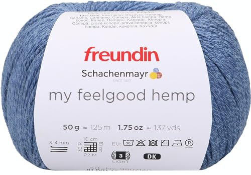 Schachenmayr My Feelgood Hemp, 50G Denim Handstrickgarne von Schachenmayr since 1822