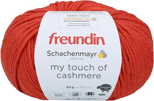 Schachenmayr My Touch Of Cashmere, 50G lipstik Handstrickgarne von Schachenmayr since 1822