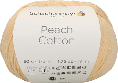 Schachenmayr Peach Cotton, 50G vanilla Handstrickgarne von Schachenmayr since 1822