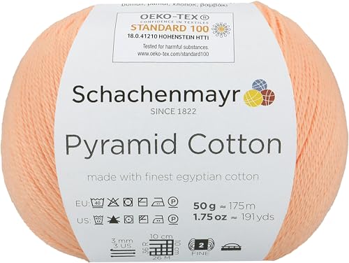 Schachenmayr Pyramid Cotton, 50G apricot Handstrickgarne von Schachenmayr since 1822
