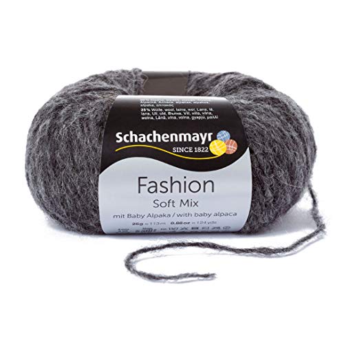 Schachenmayr Soft Mix 9807563-00098 anthrazit Handstrickgarn von Schachenmayr since 1822