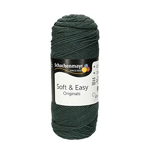 Schachenmayr Soft & Easy 9807353-00077 oliv Handstrickgarn, 20 x 7 x 7 cm von Schachenmayr since 1822